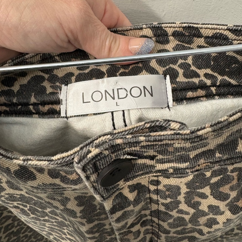 NWT LONDON Rhett Pants - Leopard - Picture 3 of 4